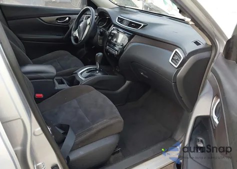 2015 Nissan Rogue Sv из США, поврежденный, VIN KNMAT2MV1FP546187